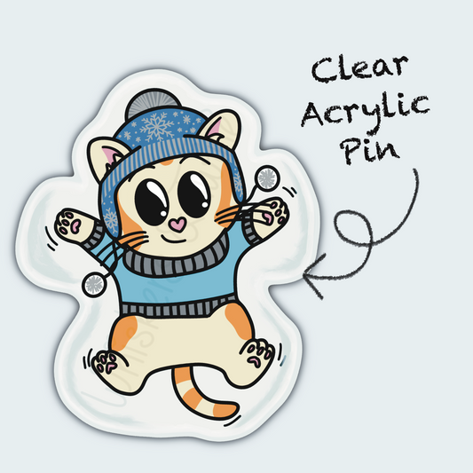 Snow Angel – Sebastian – Acrylic Pin