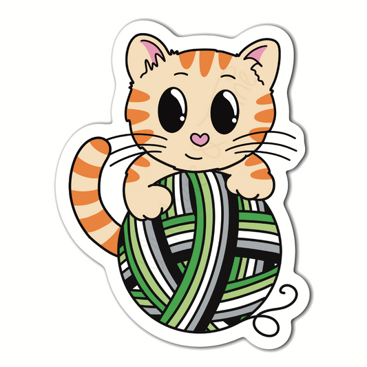 Whiskers Pride – Magic – Clear Glossy Sticker