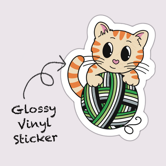 Whiskers Pride – Magic – Die Cut Sticker