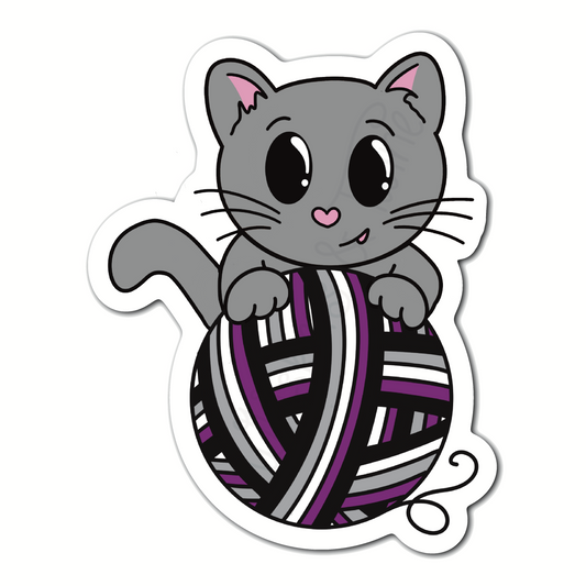 Whiskers Pride – Romeo – Clear Glossy Sticker