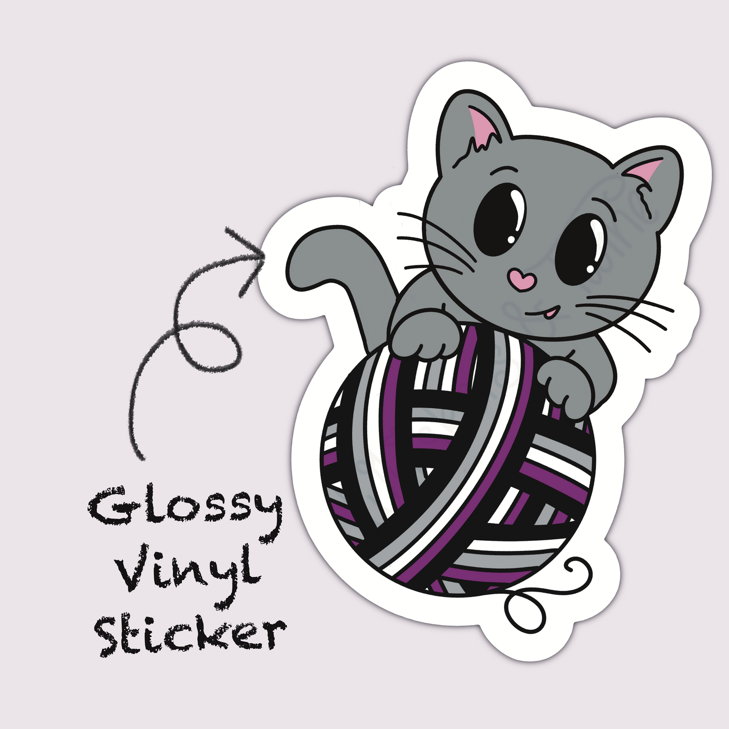 Whiskers Pride – Romeo – Die Cut Sticker