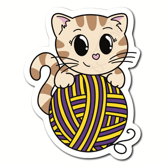 Whiskers Pride – Lady – Clear Glossy Sticker