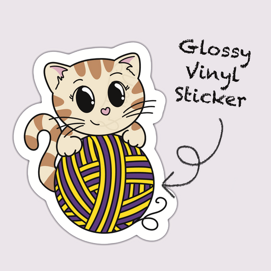 Whiskers Pride – Lady – Die Cut Sticker