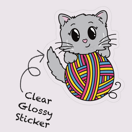 Whiskers Pride – Justice – Clear Glossy Sticker