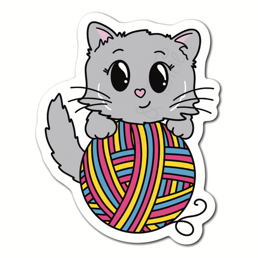 Whiskers Pride – Justice – Clear Glossy Sticker