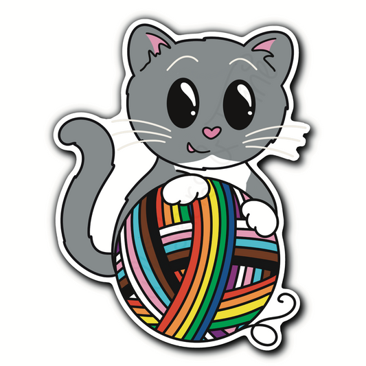 Whiskers Pride – John – Acrylic Pin
