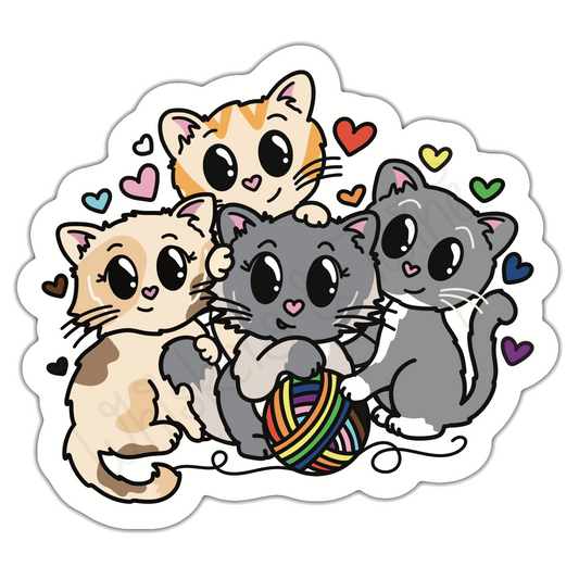 Whiskers Pride – Die Cut Sticker (Deluxe)