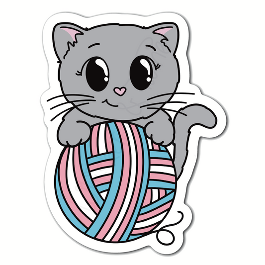 Whiskers Pride – Nox – Clear Glossy Sticker