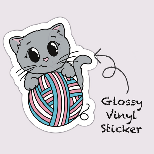Whiskers Pride – Nox – Die Cut Sticker