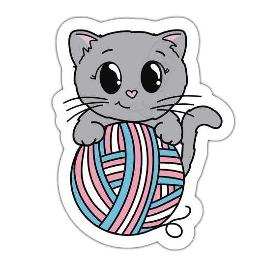 Whiskers Pride – Nox – Die Cut Sticker