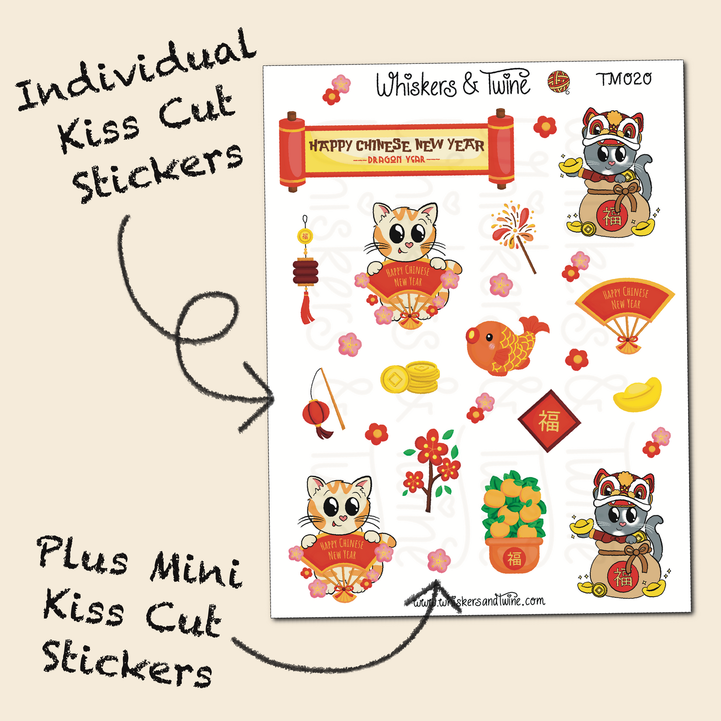 Year of the Dragon – Sticker Sheet