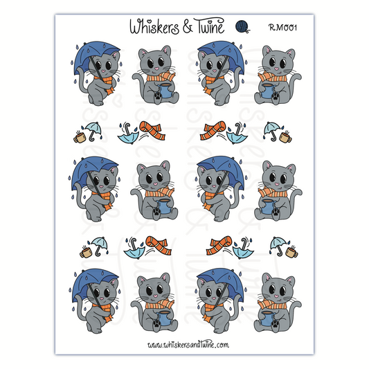 Autumn with Romeo – Sticker Sheet