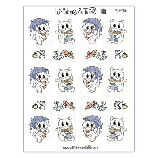 Autumn with Romeo – Sticker Sheet