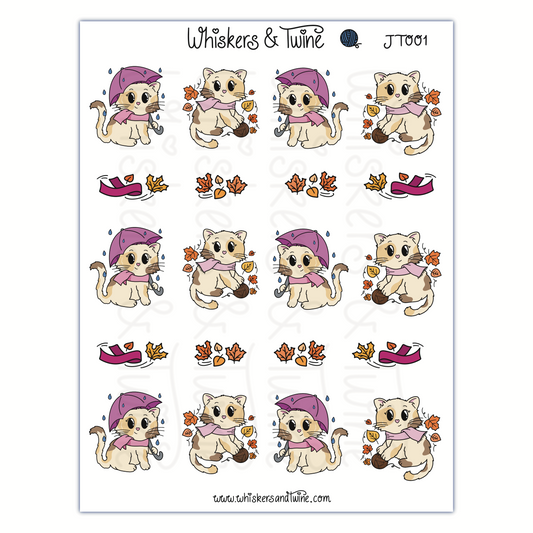Autumn with Juliet – Sticker Sheet