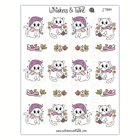 Autumn with Juliet – Sticker Sheet