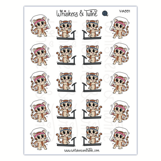 Exercise with Viola – Sticker Sheet