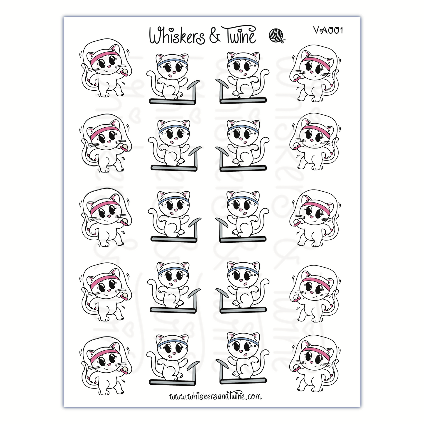 Exercise with Viola – Sticker Sheet