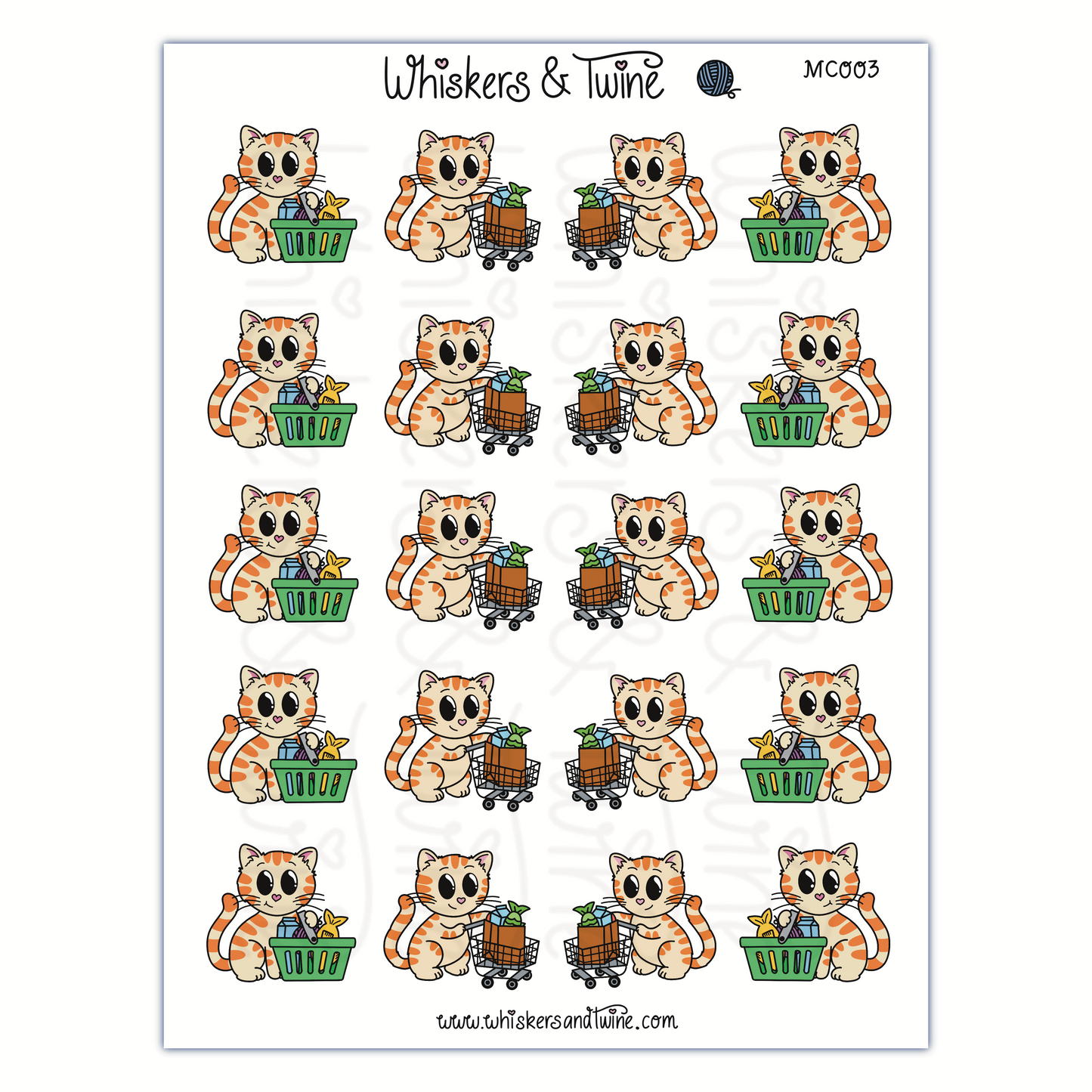 Shopping with Magic – Sticker Sheet