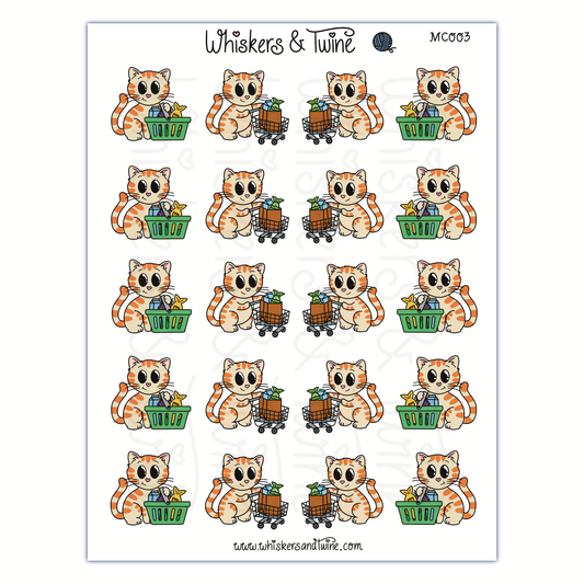 Shopping with Magic – Sticker Sheet