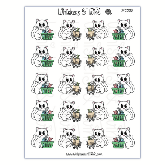 Shopping with Magic – Sticker Sheet