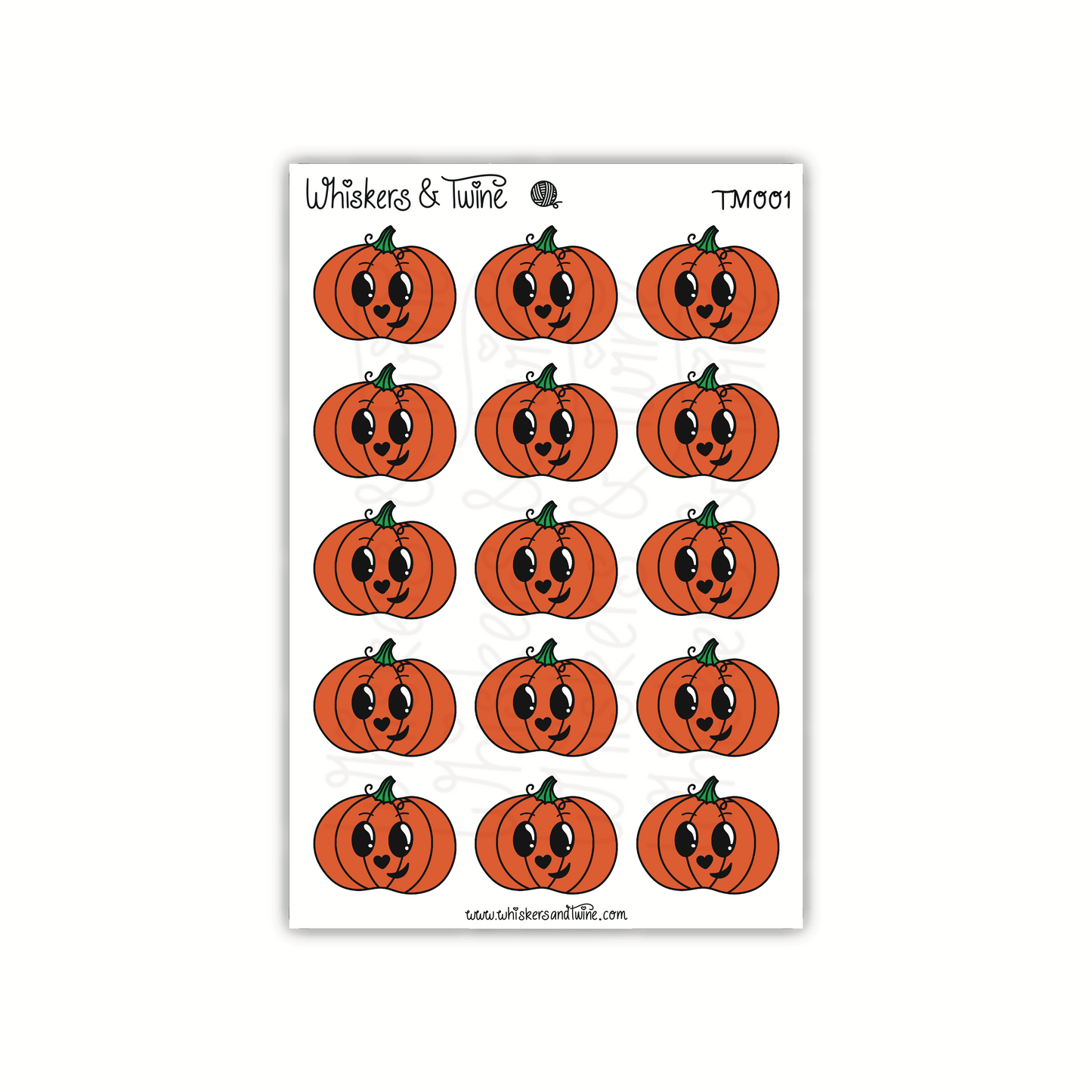 Halloween Pumpkins - Mini Sticker Sheet