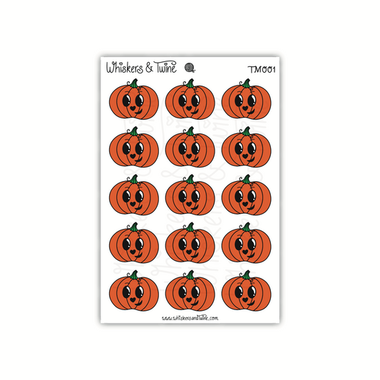 Halloween Pumpkins - Mini Sticker Sheet