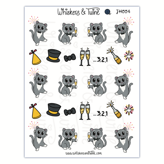 New Year's with John - Sticker Sheet