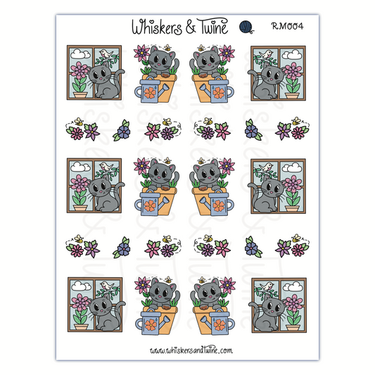 Springtime with Romeo – Sticker Sheet
