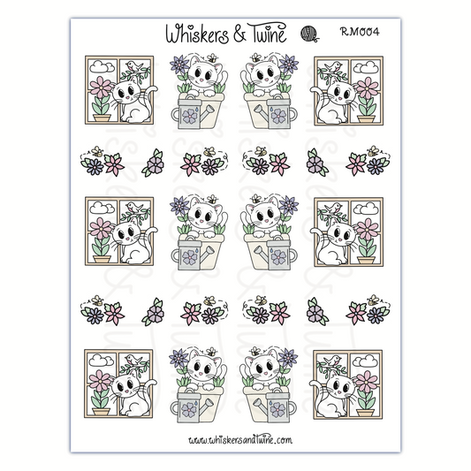Springtime with Romeo – Sticker Sheet