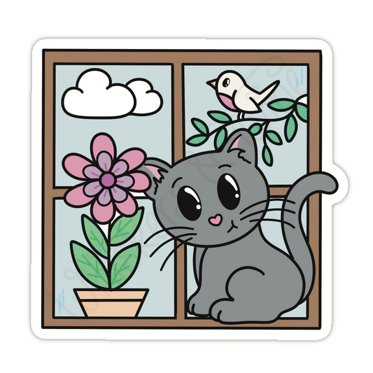 Spring Window – Romeo – Die Cut Sticker (Deluxe)
