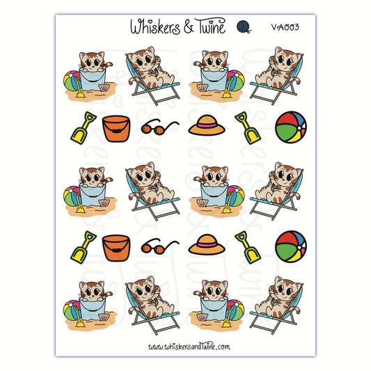 Summer with Viola – Sticker Sheet