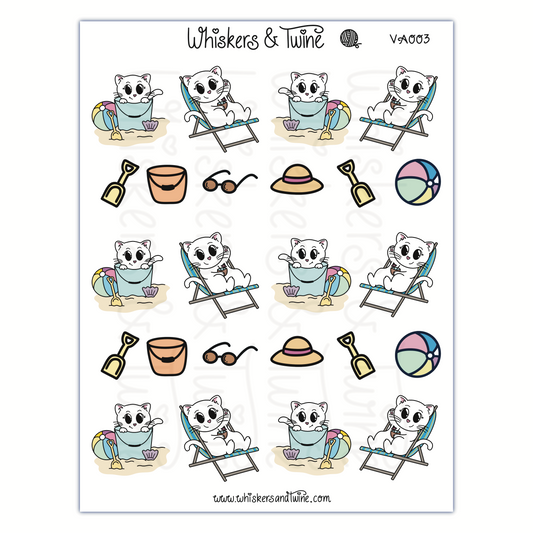 Summer with Viola – Sticker Sheet