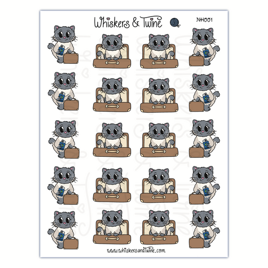 Travel with Nylah – Sticker Sheet
