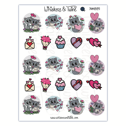 Valentine's Day with Nylah – Sticker Sheet