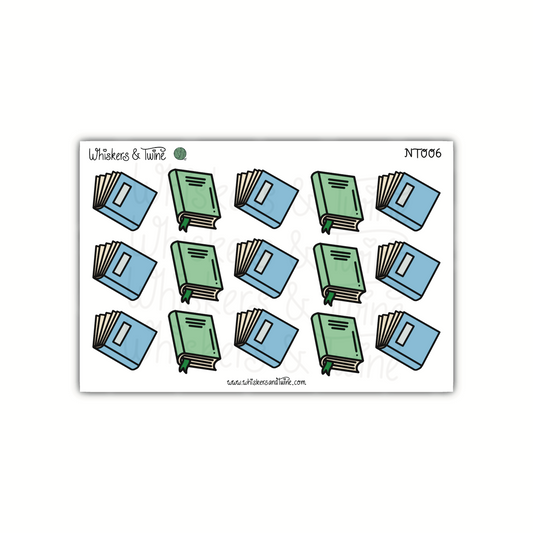 School Books - Mini Sticker Sheet