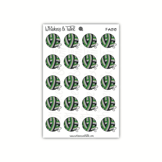 Pride Flag - Aromantic - Mini Sticker Sheet