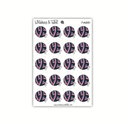 Pride Flag - Genderfluid - Mini Sticker Sheet