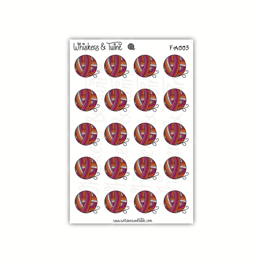 Pride Flag - Lesbian - Mini Sticker Sheet