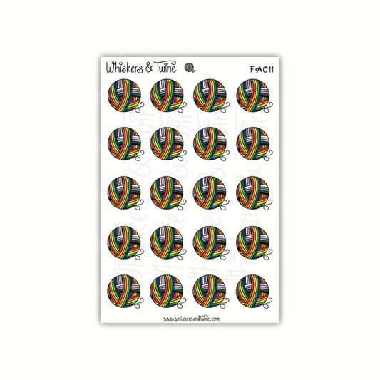 Pride Flag - Progress - Mini Sticker Sheet