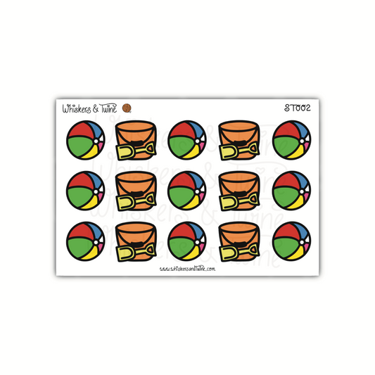 Summer Fun - Mini Sticker Sheet