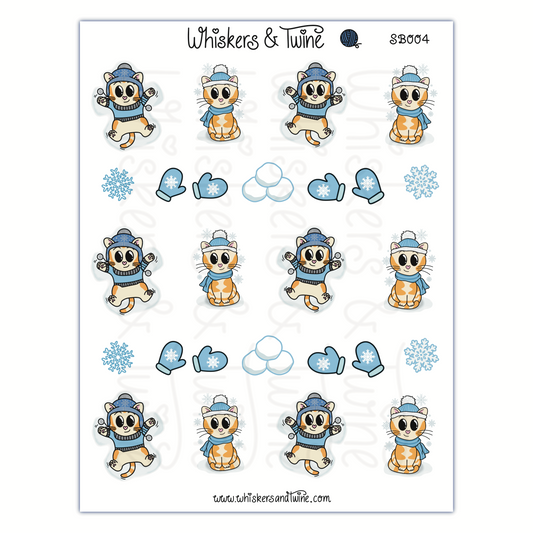 Winter with Sebastian – Sticker Sheet